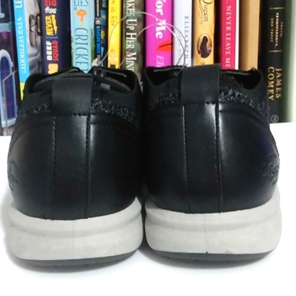 G.H. BASS CONNER KT BLACK COMFORT STRETCH OXFORD SHOES SIZE  display picture 1